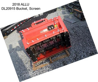 2018 ALLU DL20915 Bucket, Screen