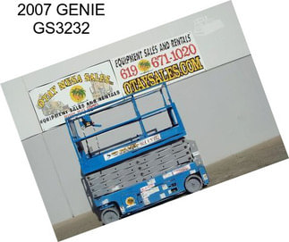 2007 GENIE GS3232