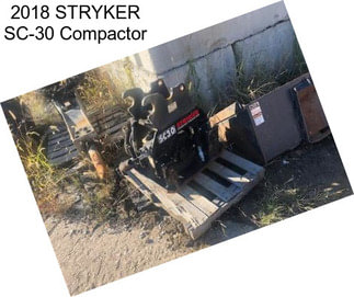 2018 STRYKER SC-30 Compactor