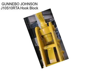 GUNNEBO JOHNSON J10S10RTA Hook Block