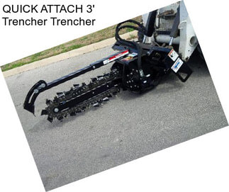 QUICK ATTACH 3\' Trencher Trencher