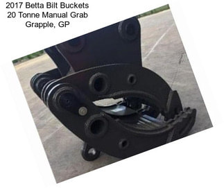 2017 Betta Bilt Buckets 20 Tonne Manual Grab Grapple, GP