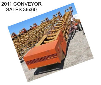 2011 CONVEYOR SALES 36x60