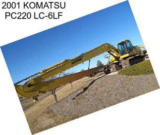 2001 KOMATSU PC220 LC-6LF