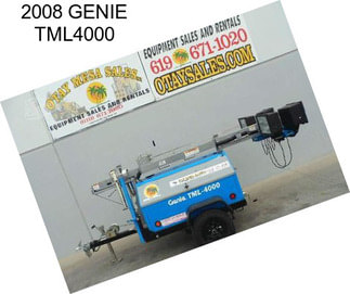 2008 GENIE TML4000