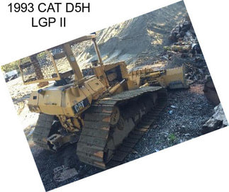 1993 CAT D5H LGP II