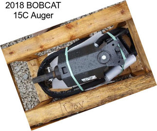 2018 BOBCAT 15C Auger