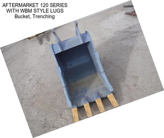 AFTERMARKET 120 SERIES WITH WBM STYLE LUGS Bucket, Trenching