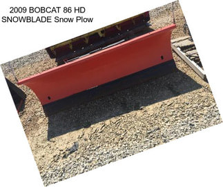 2009 BOBCAT 86 HD SNOWBLADE Snow Plow