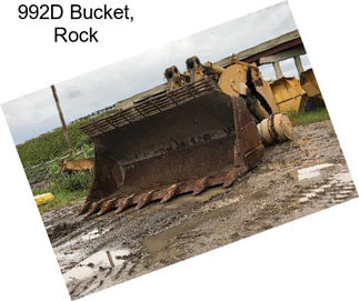 992D Bucket, Rock