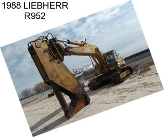 1988 LIEBHERR R952