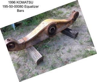 1996 KOMATSU 195-50-00080 Equalizer Bars