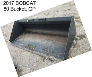 2017 BOBCAT 80 Bucket, GP