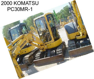 2000 KOMATSU PC30MR-1