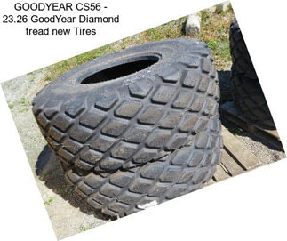 GOODYEAR CS56 - 23.26 GoodYear Diamond tread new Tires