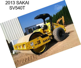 2013 SAKAI SV540T