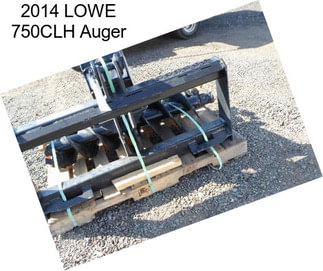 2014 LOWE 750CLH Auger