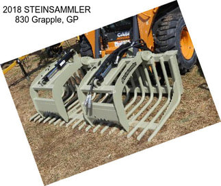 2018 STEINSAMMLER 830 Grapple, GP