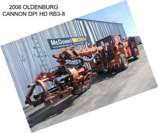 2008 OLDENBURG CANNON DPI HD RB3-8