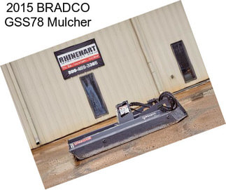 2015 BRADCO GSS78 Mulcher