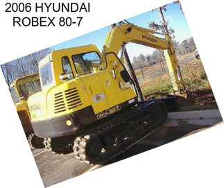 2006 HYUNDAI ROBEX 80-7