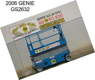 2006 GENIE GS2632