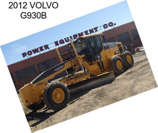 2012 VOLVO G930B