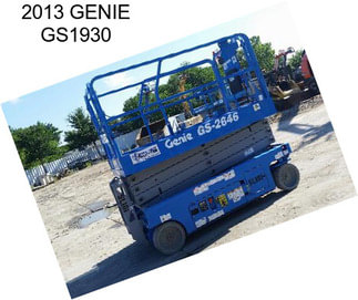 2013 GENIE GS1930