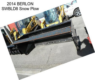 2014 BERLON SWBLD8 Snow Plow