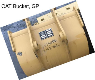 CAT Bucket, GP