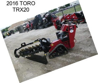 2016 TORO TRX20