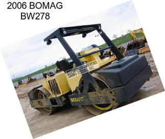 2006 BOMAG BW278