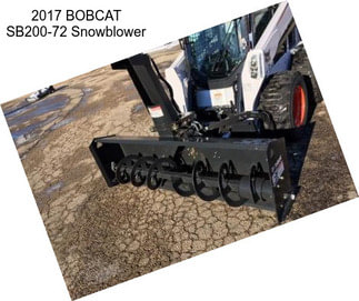 2017 BOBCAT SB200-72 Snowblower