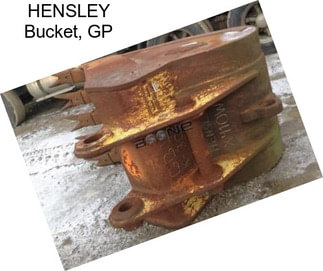 HENSLEY Bucket, GP