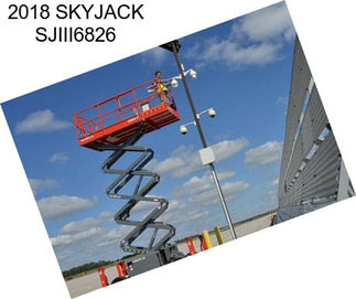 2018 SKYJACK SJIII6826