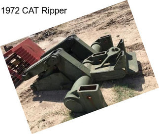 1972 CAT Ripper