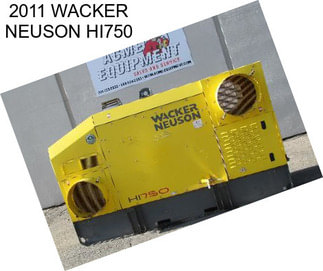 2011 WACKER NEUSON HI750