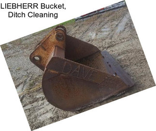 LIEBHERR Bucket, Ditch Cleaning