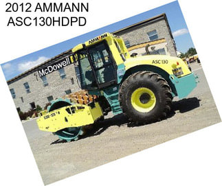 2012 AMMANN ASC130HDPD