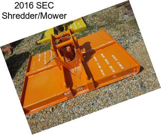 2016 SEC Shredder/Mower