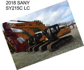 2018 SANY SY215C LC