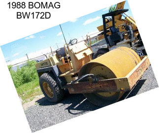 1988 BOMAG BW172D