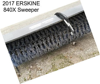 2017 ERSKINE 840X Sweeper