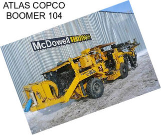 ATLAS COPCO BOOMER 104