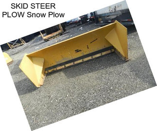 SKID STEER PLOW Snow Plow