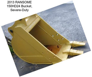 2013 RANSOME 150HD24 Bucket, Severe-Duty