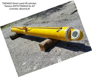 TADANO Good used lift cylinder, Tadano 99707780645 for AT Cylinder, Boom/Lift