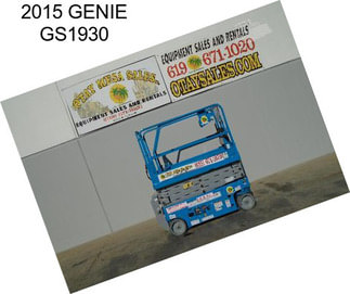 2015 GENIE GS1930