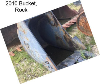 2010 Bucket, Rock