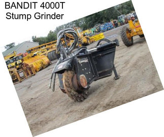 BANDIT 4000T Stump Grinder